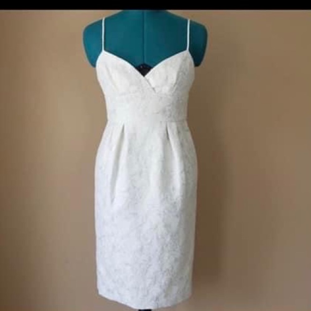 BCBG White/Silver Dress